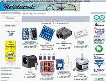 Tablet Screenshot of makielectronic.com